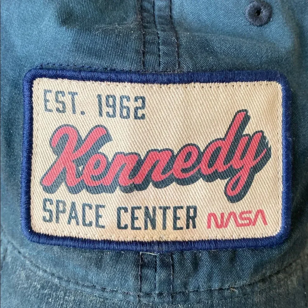 VTG Kennedy Space Center Navy Cap OS Adjustable Unisex